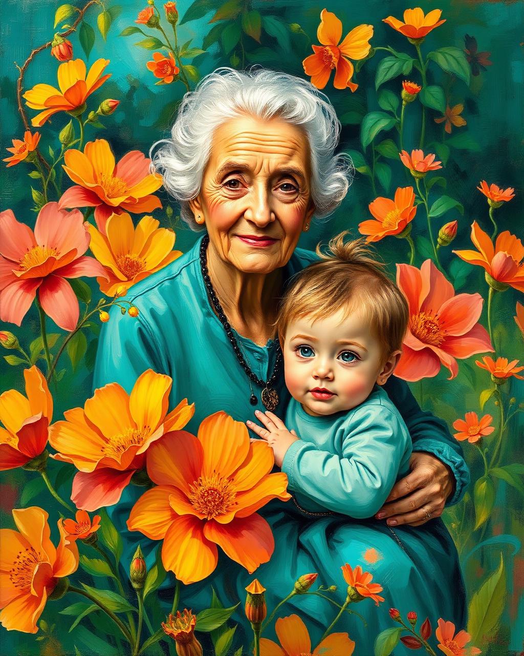 Turn your photo to a painting example painting